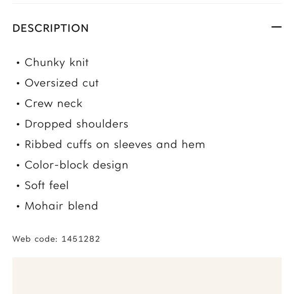 SOMEDAY Oversized COLOR BLOCK sweater TAPIRA with mohair - white pink red - Picture 9 of 10